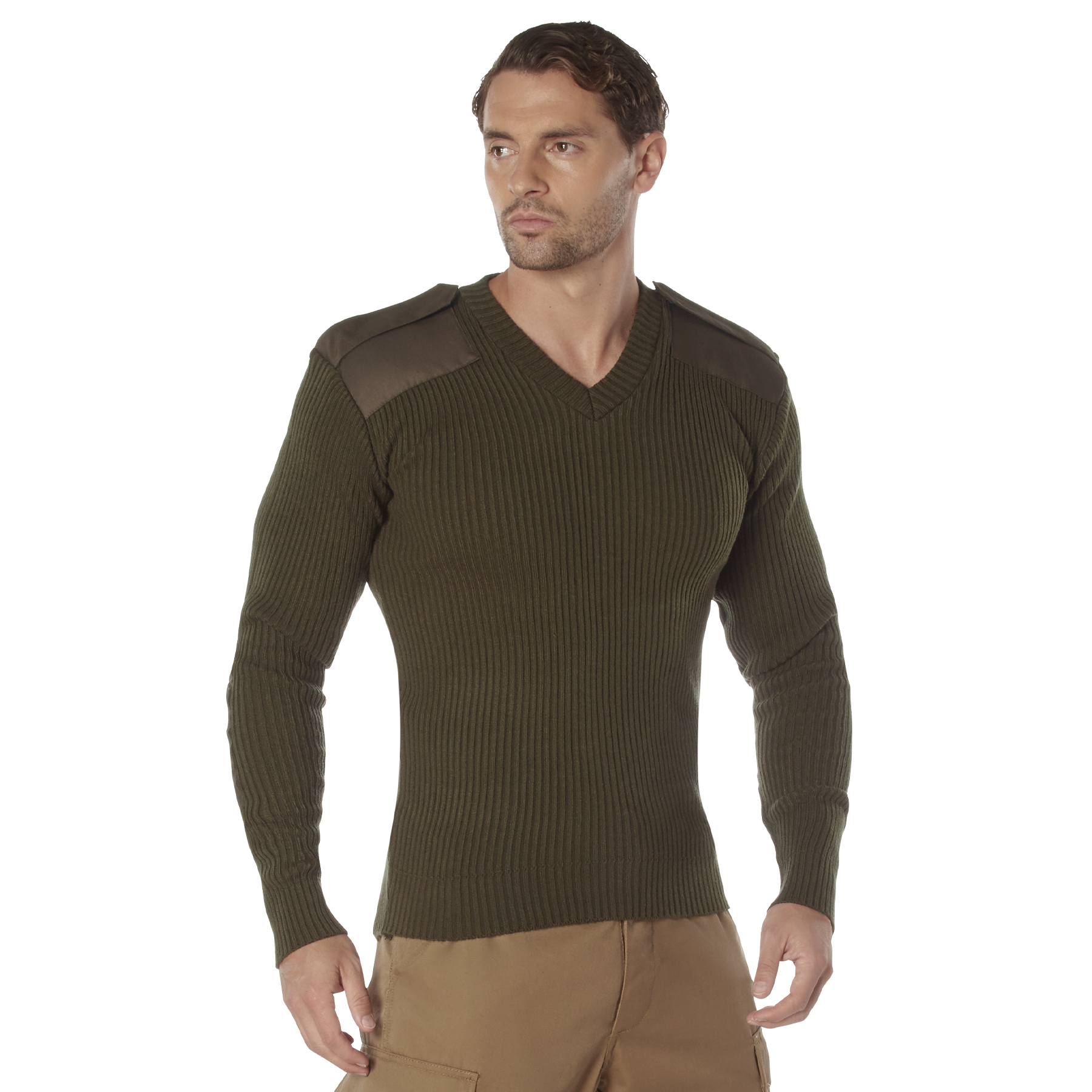 Rothco Rothco G.I. Style Acrylic V-Neck Sweater - Olive Drab, 2X-Large