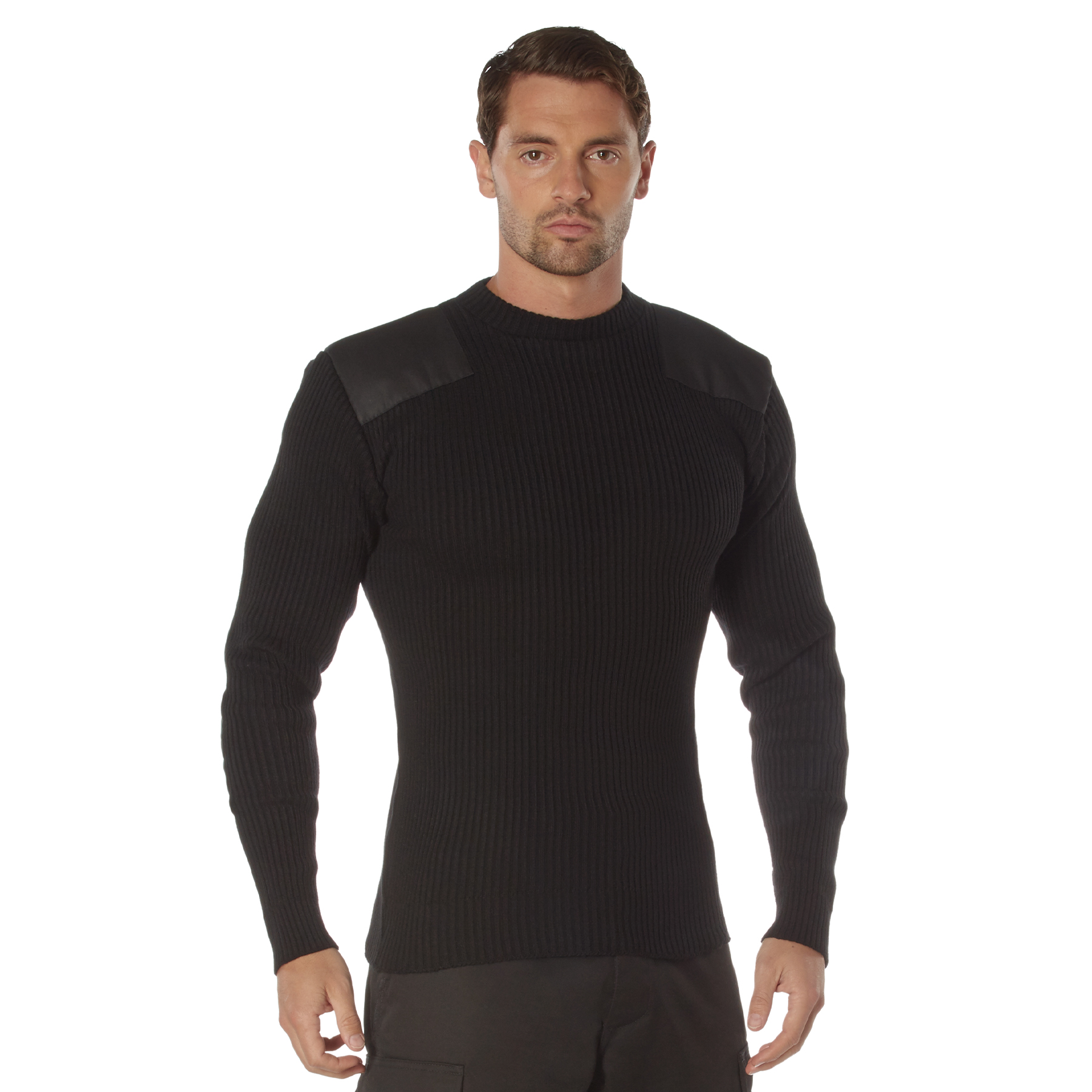 Rothco Rothco Acrylic Commando Sweater - Black, Medium