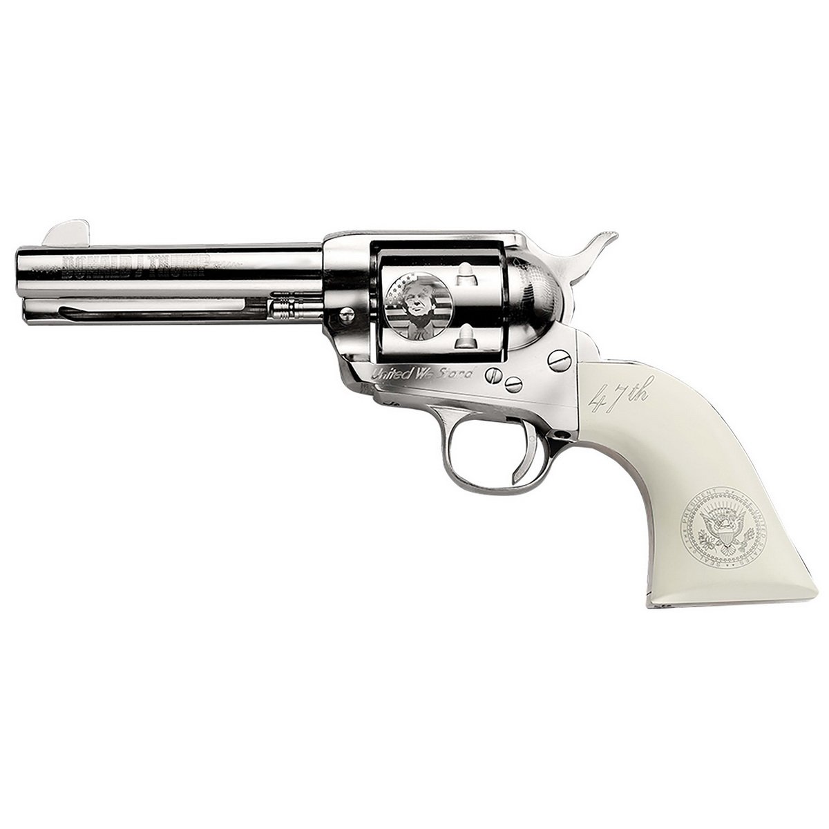 Pietta 1873 Trump .357 Magnum Revolver 4.75" - Classic Western Style with Modern Precision for Collectors and Enthusiasts - SA73125DT47CYF