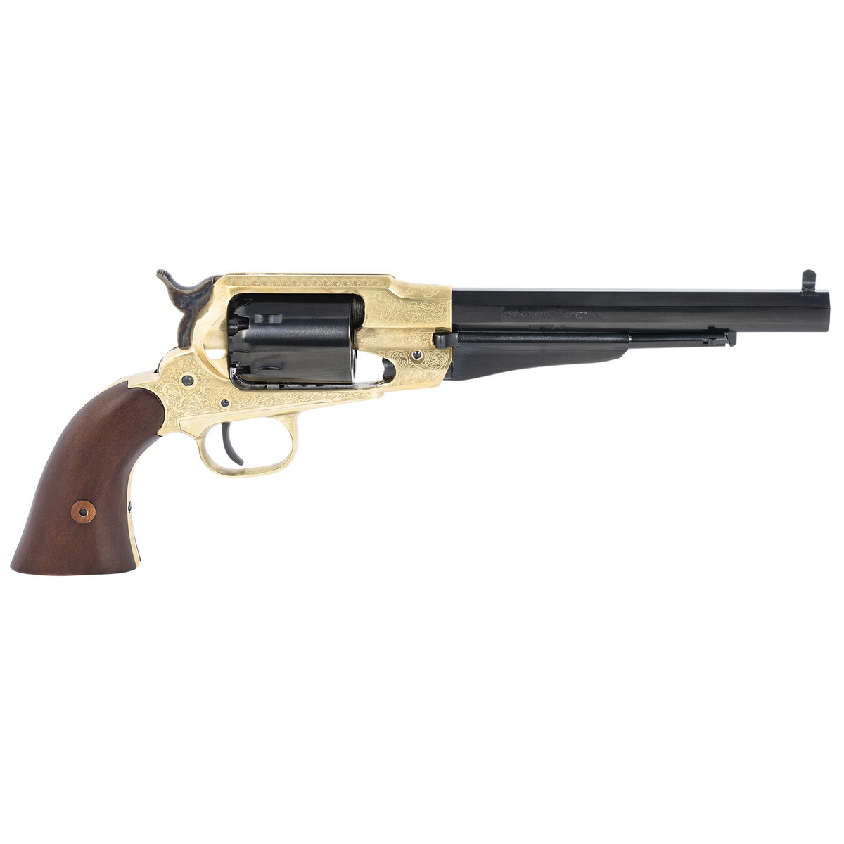 Pietta Model 1858 .44 Cal 8" 6rd Revolver, Brass - PF58BRE448 - Pietta