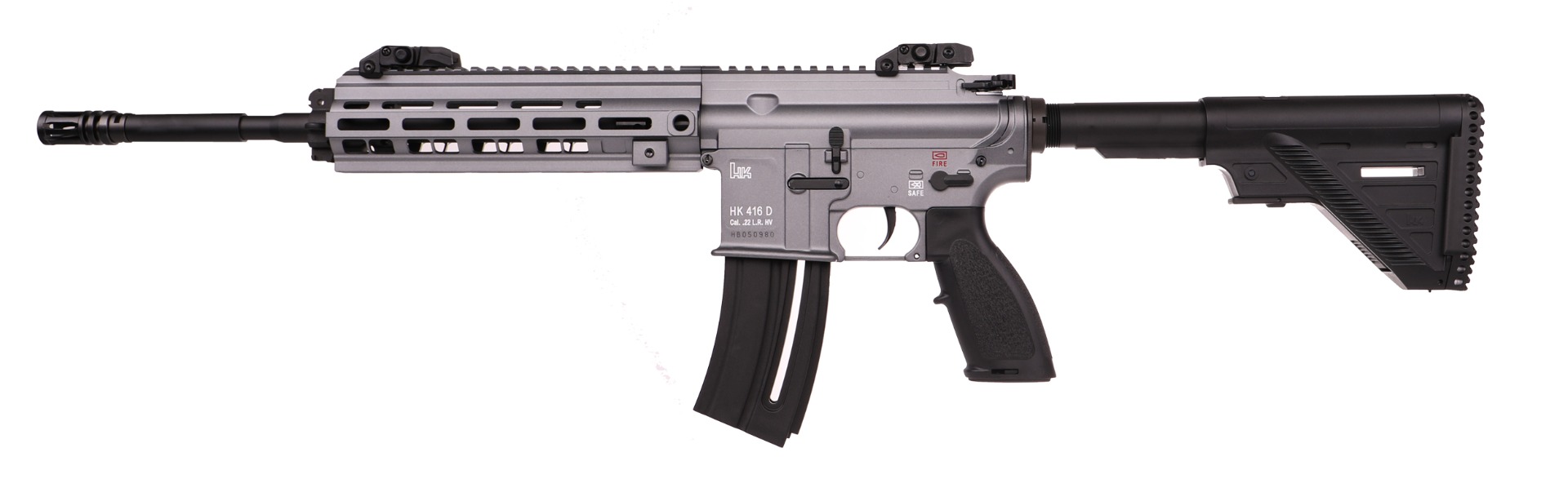 H&K HK416 16.1" 22LR 20rd Rifle, Gray - H&K