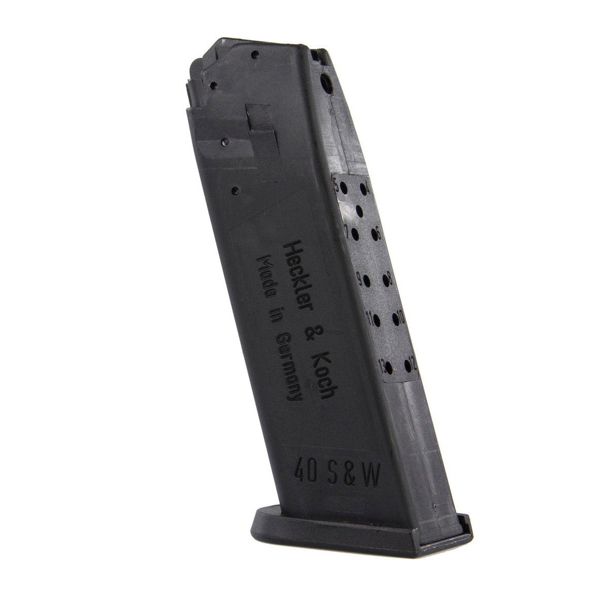 H&K 13rds .40 S&W Magazine - Black Extended Capacity Tactical - 50248608 - H&K