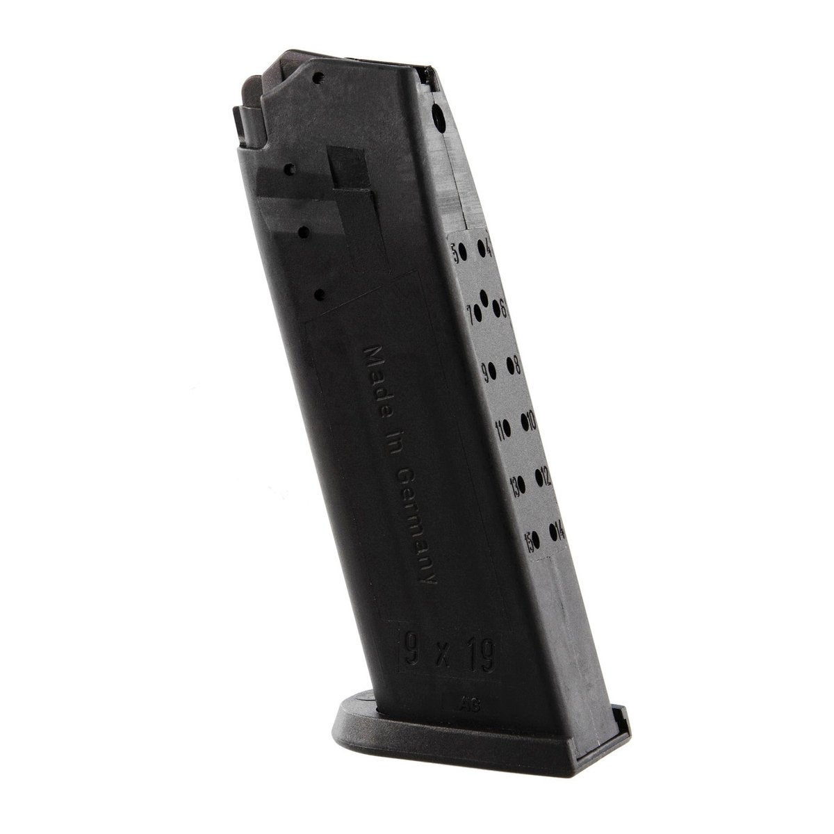 H&K 15rds 9mm Black Magazine - High-Capacity - 50248609 - H&K