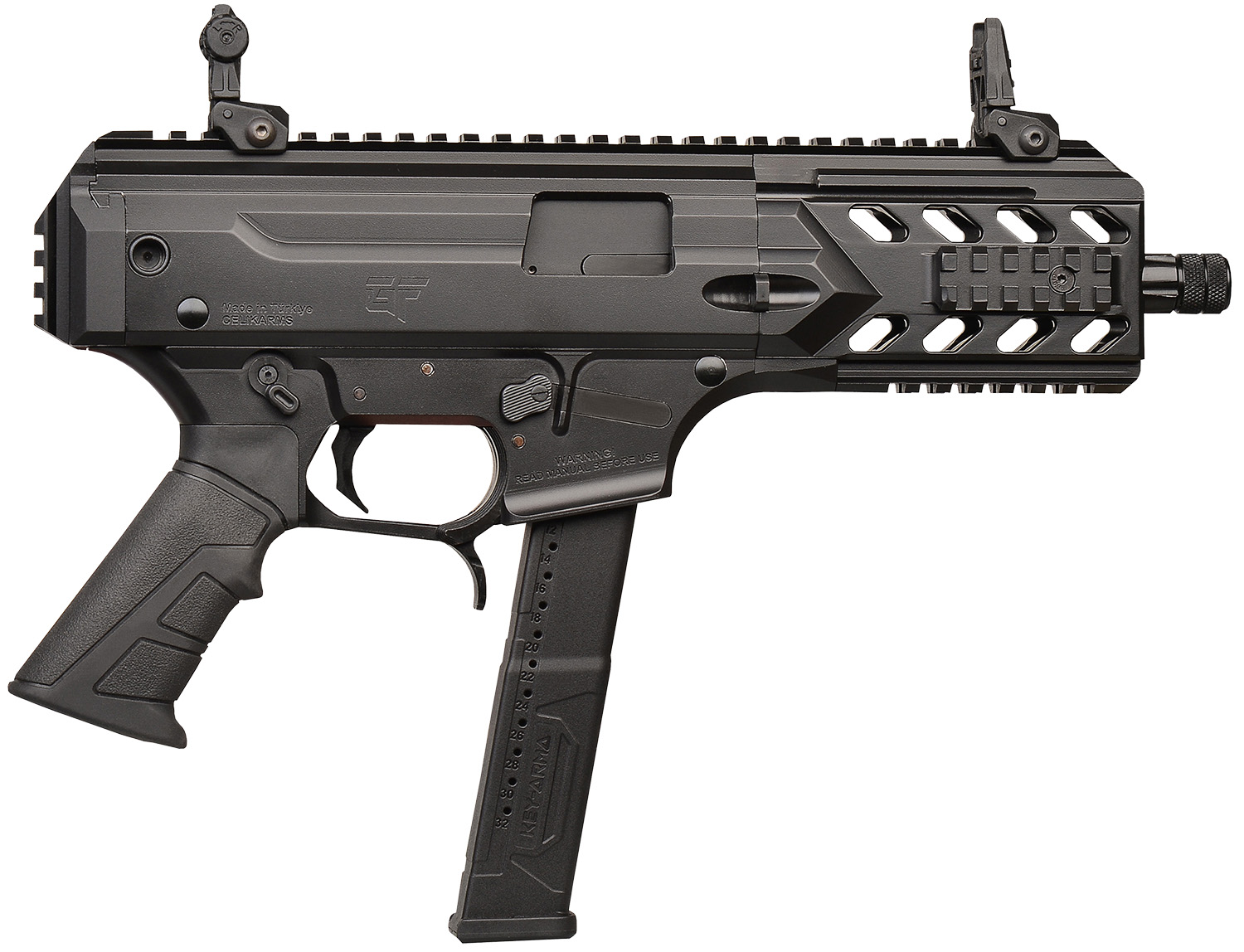 G-Force Pistol Blade 9mm 6" 33rd, Black - BLADE6 - G-Force