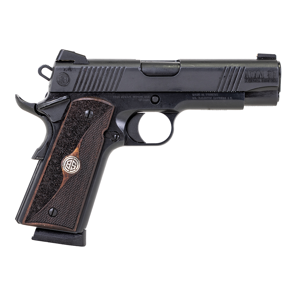 Dickinson Arms 1911 Adam 4.25" 9mm 10rd Pistol, Black / Wood Grip - DKSN9BB - Dickinson