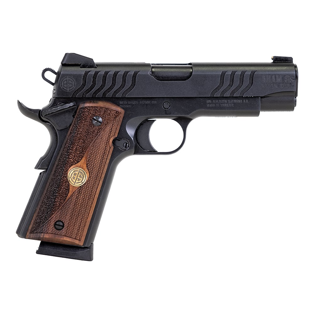 Dickinson Arms 1911 Adam 4.25" 9mm 10rd Pistol, Black / Wood Grip - DKSN9BS - Dickinson
