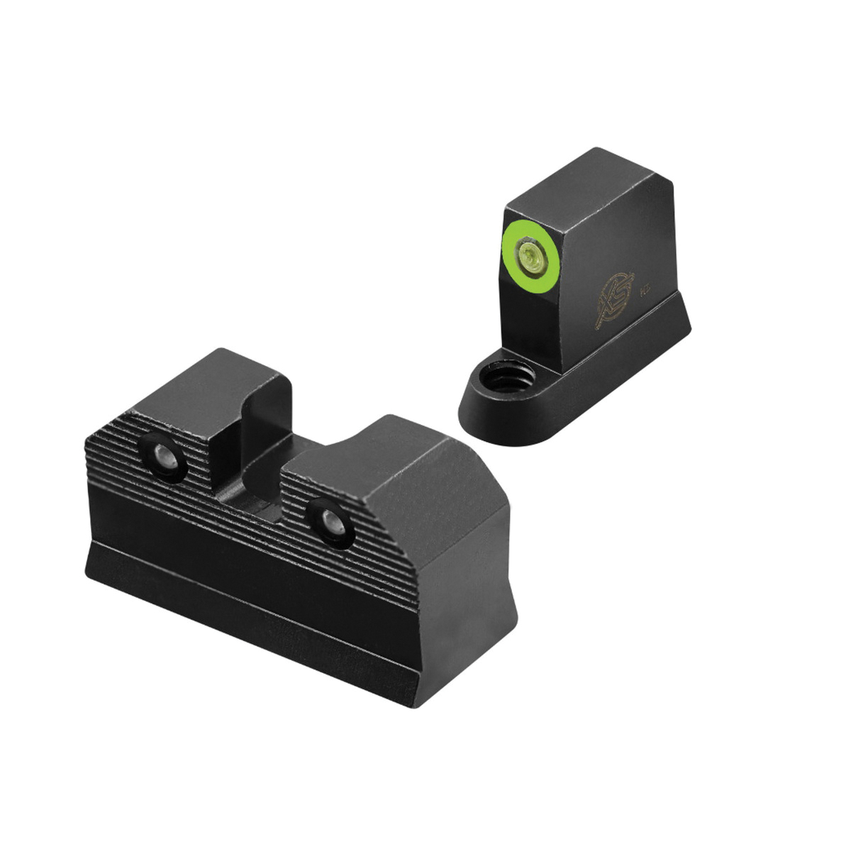 XS Sights R3D 2.0 Night Sight Set - Front/Rear Green/Green Sights for Enhanced Nighttime Visibility - CZ-R201S-6G - Xs Sights