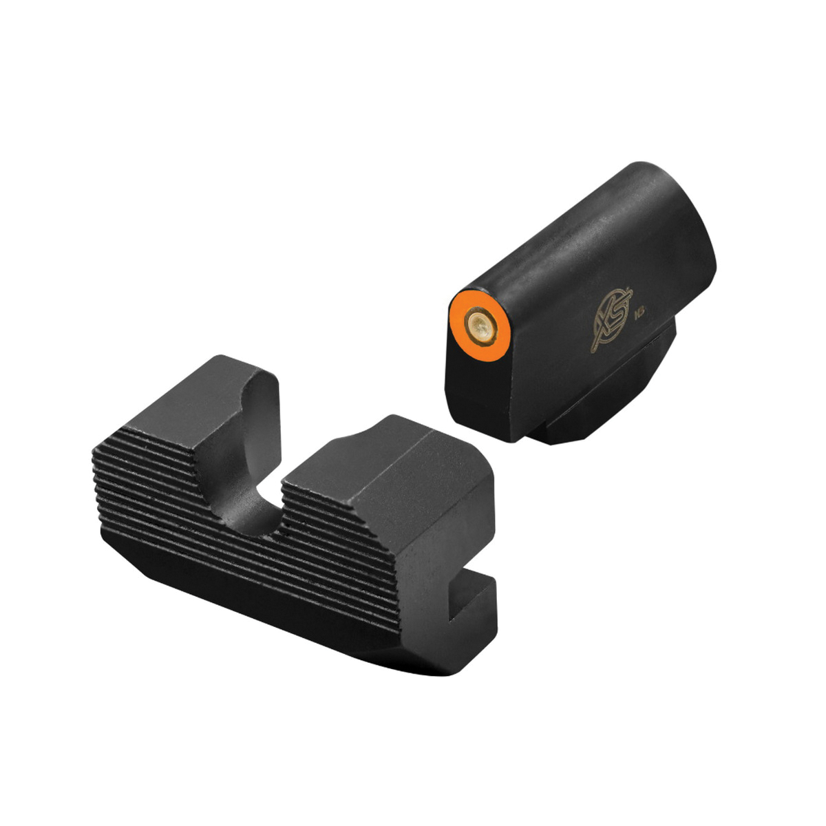 XS Sights Minimalist Night Sight Set - Front/Rear with Orange/Orange for Precision - SW-M001S-4N - Xs Sights