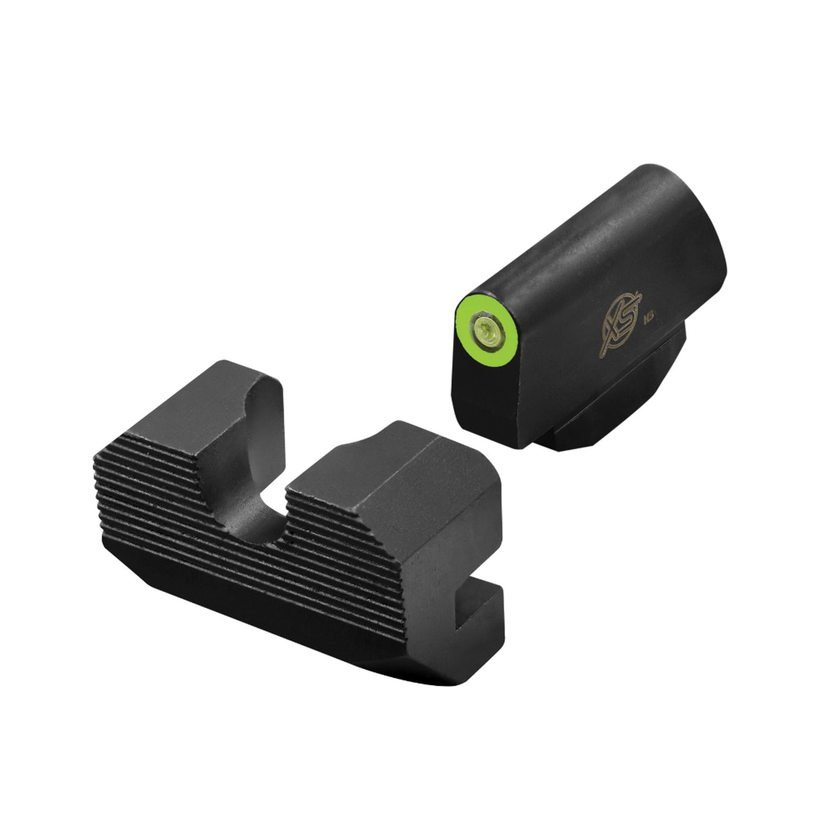 XS Sights Minimalist Night Sight Set - Front/Rear Green/Green Illuminated Sights for Superior Target Acquisition - SW-M002S-4G - Xs Sights