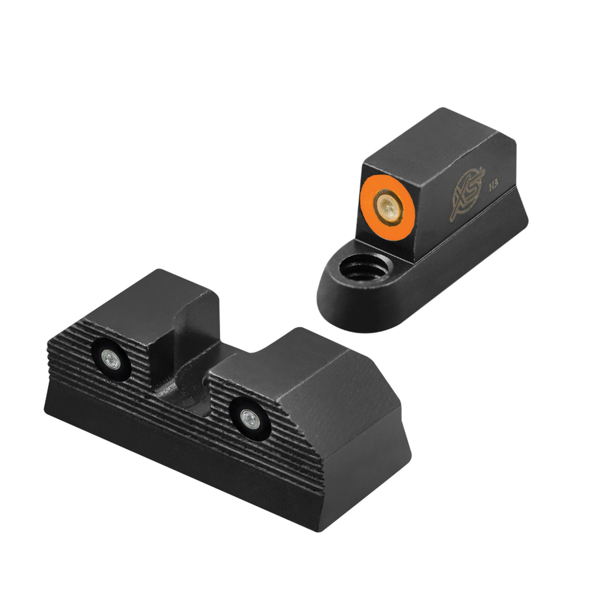 XS Sights R3D 2.0 Night Sight Set - Front/Rear with Orange/Orange for High Contrast - CZ-R202S-6N - Xs Sights