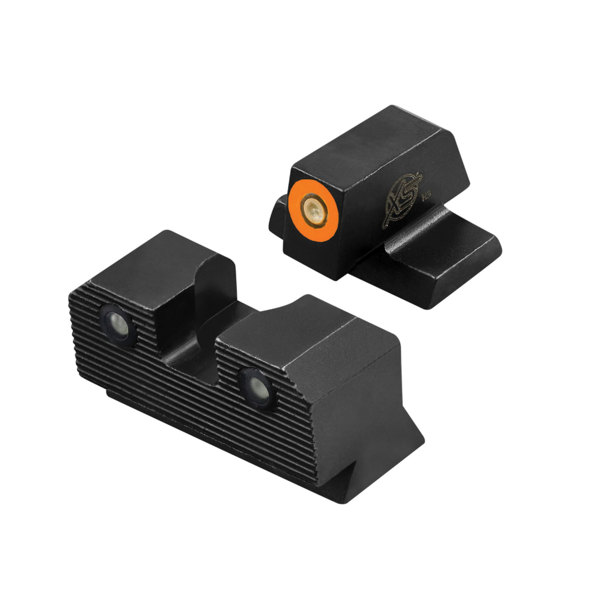 XS Sights R3D 2.0 Night Sight Set - Front/Rear Green/Green High-Contrast for Superior Visibility - SW-R207P-6N - Xs Sights
