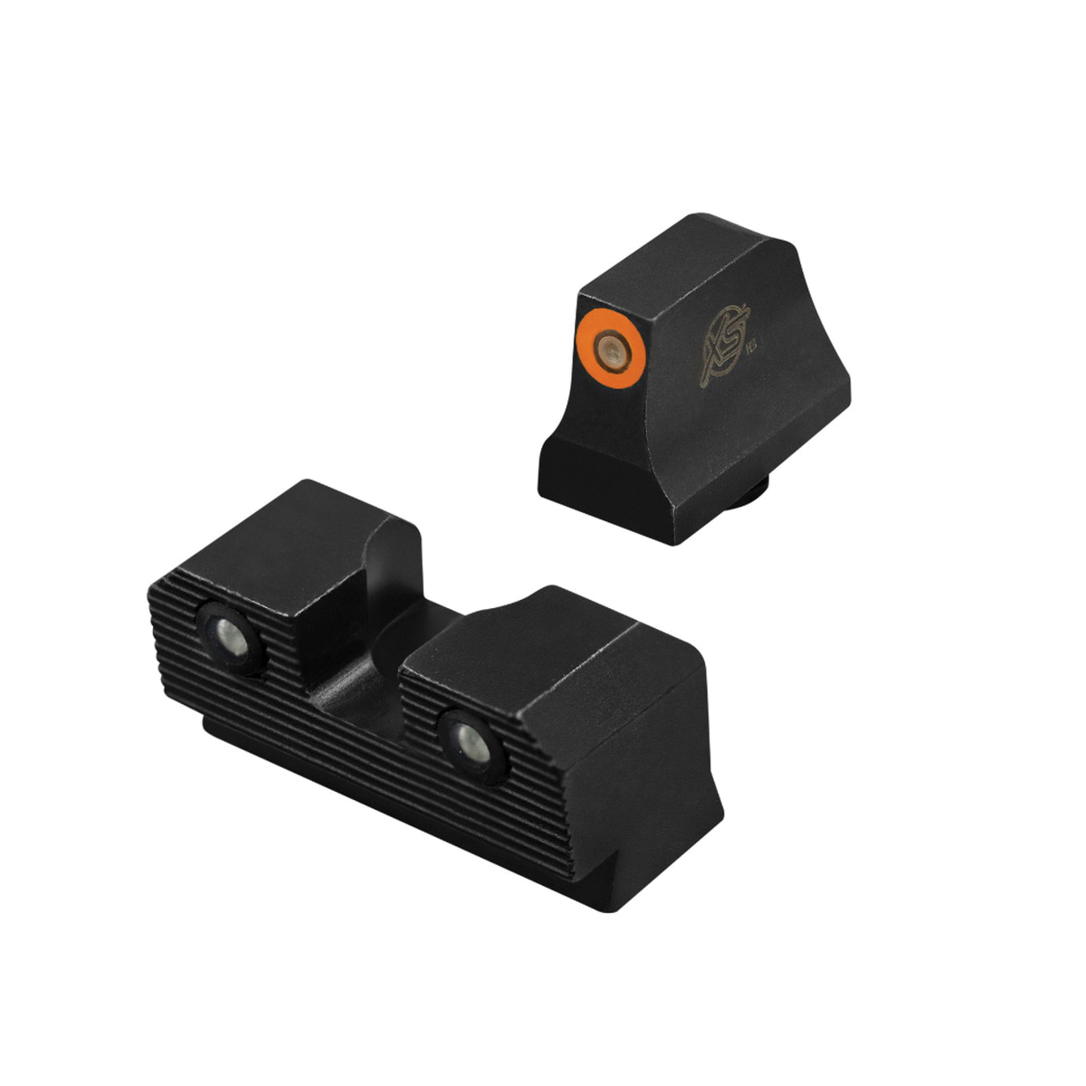 XS Sights R3D 2.0 Night Sight Set - Front/Rear Green/Green Illuminated for Tactical Advantage - GL-R206P-6N - Xs Sights