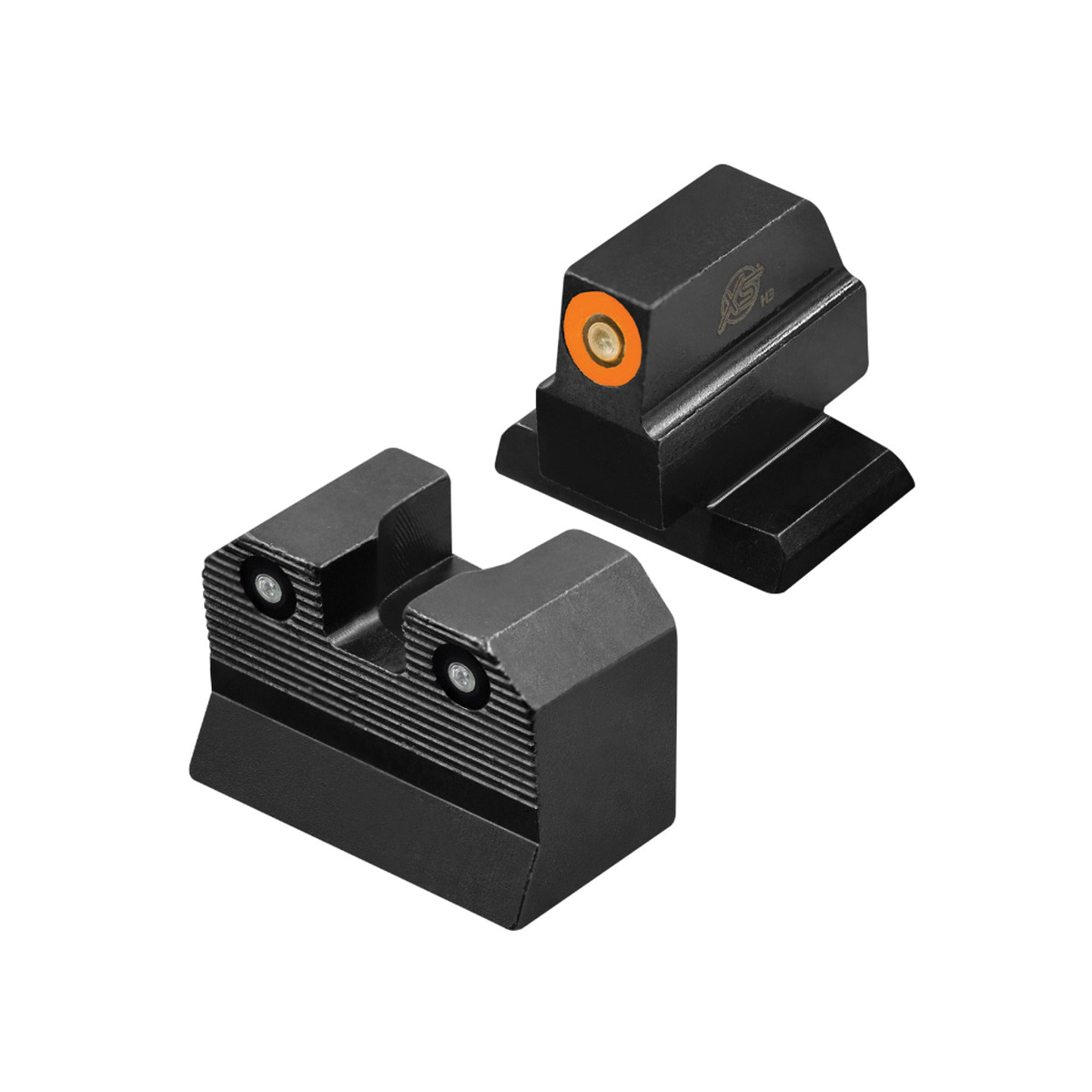 XS Sights R3D 2.0 Night Sight Set - Front/Rear Green/Green for Superior Low-Light Performance - HK-R202P-6N