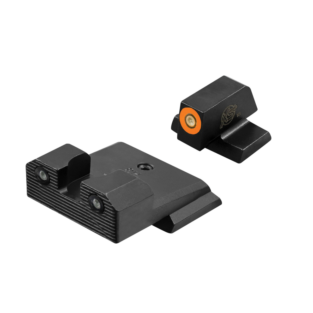 XS Sights R3D 2.0 Night Sight Set - Front/Rear Green/Green for Reliable Low-Light Targeting - SW-R204P-6N-1 - Xs Sights