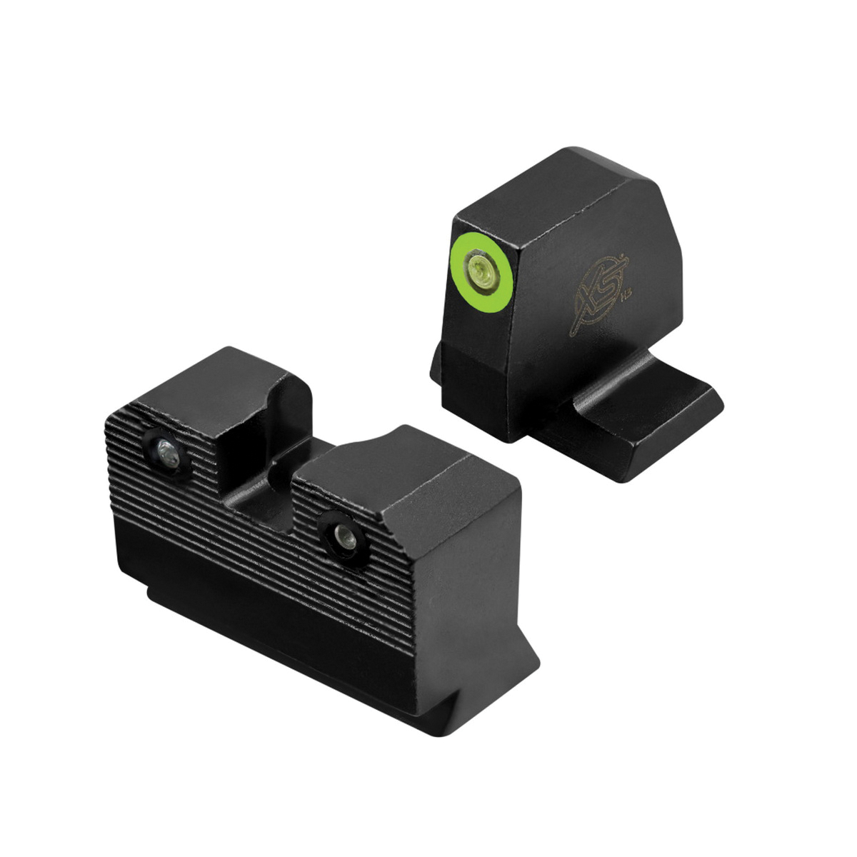 XS Sights R3D 2.0 Night Sight Set - Front/Rear Green/Green Illuminated Sights for Enhanced Performance - SW-R205P-6G - Xs Sights