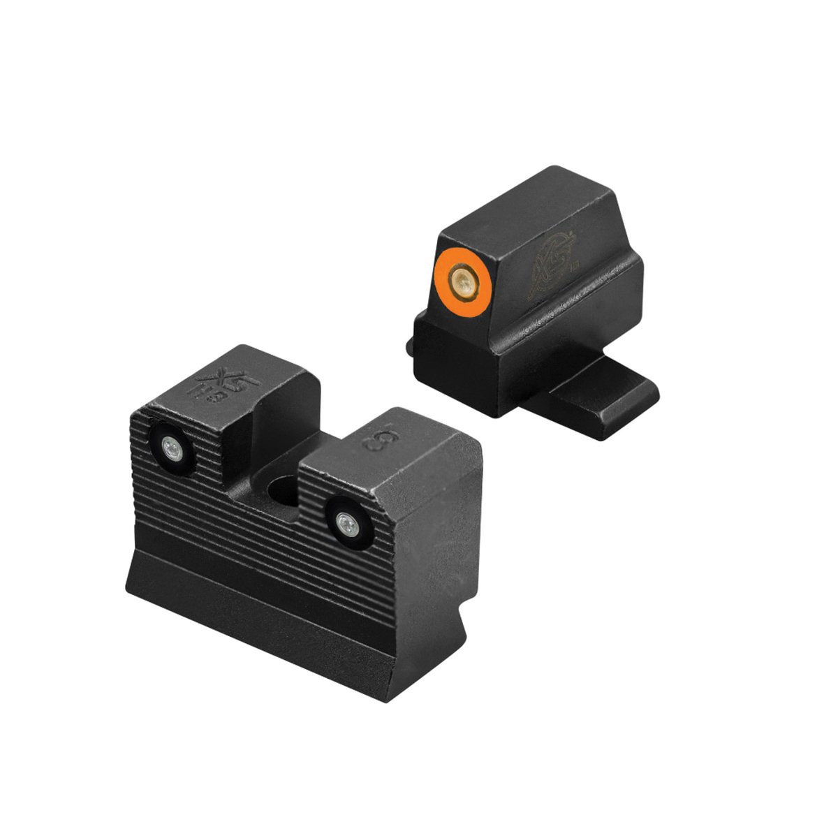 XS Sights R3D 2.0 Night Sight Set - Front/Rear Green/Green for Optimal Shooting Clarity - SI-R203P-6N - Xs Sights