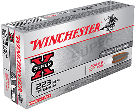 Winchester 223 55gr PSP Super-X Ammunition 20rds - X223R