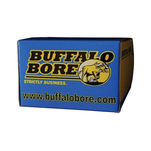 Buffalo Bore 454 Casull 325 grain LBT - Lead Flat Nose Pistol and Handgun Ammo, 20/Box - 7A/20 - Buffalo Bore