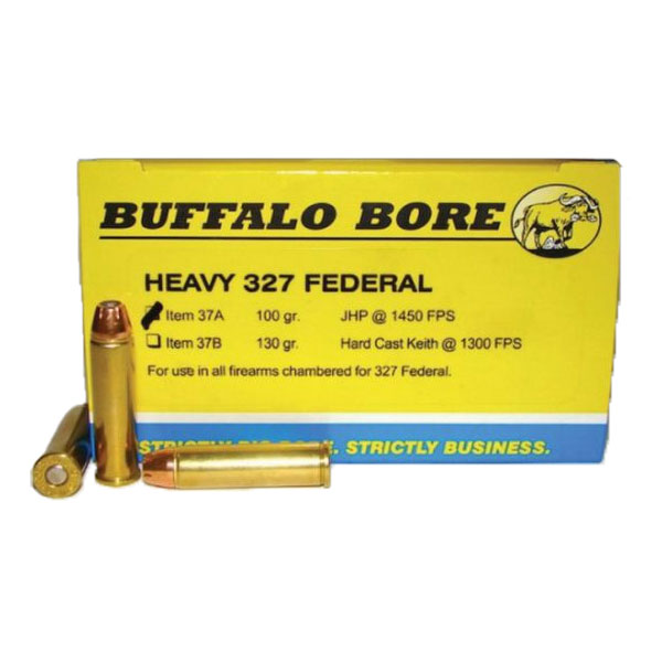 Buffalo Bore Heavy 327 Fed Mag 100 grain Jacketed Hollow Point Handgun Ammo, 20/Box - 37A/20 - Buffalo Bore