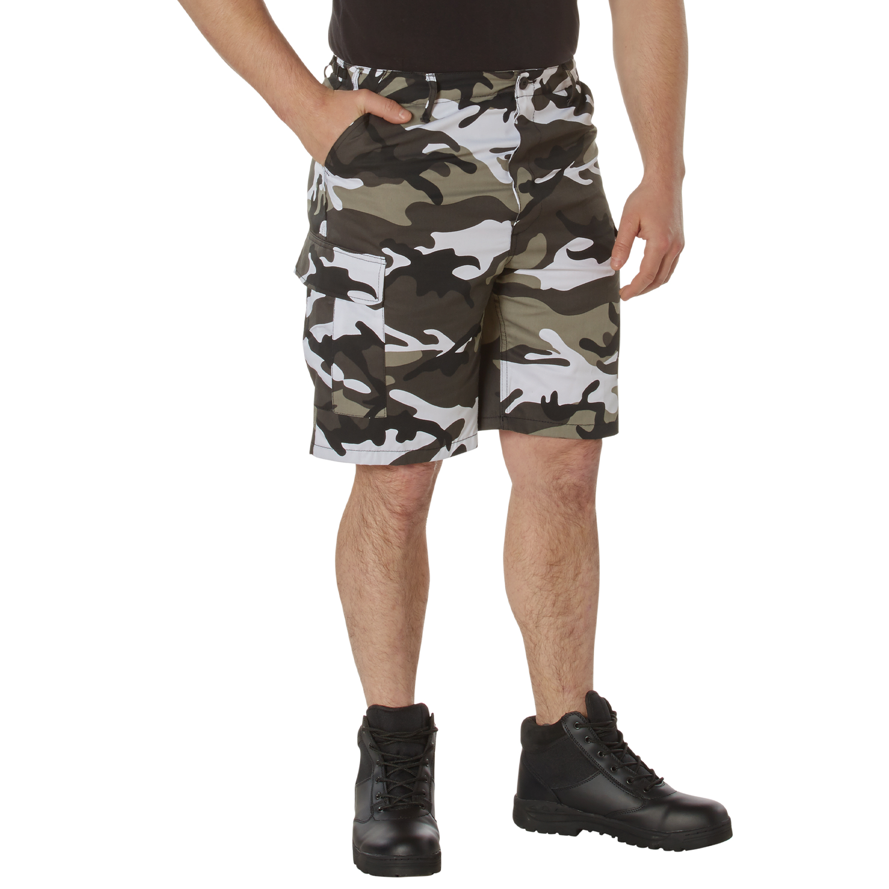 Rothco Rothco Colored Camo Bdu Shorts - City Camo, Medium