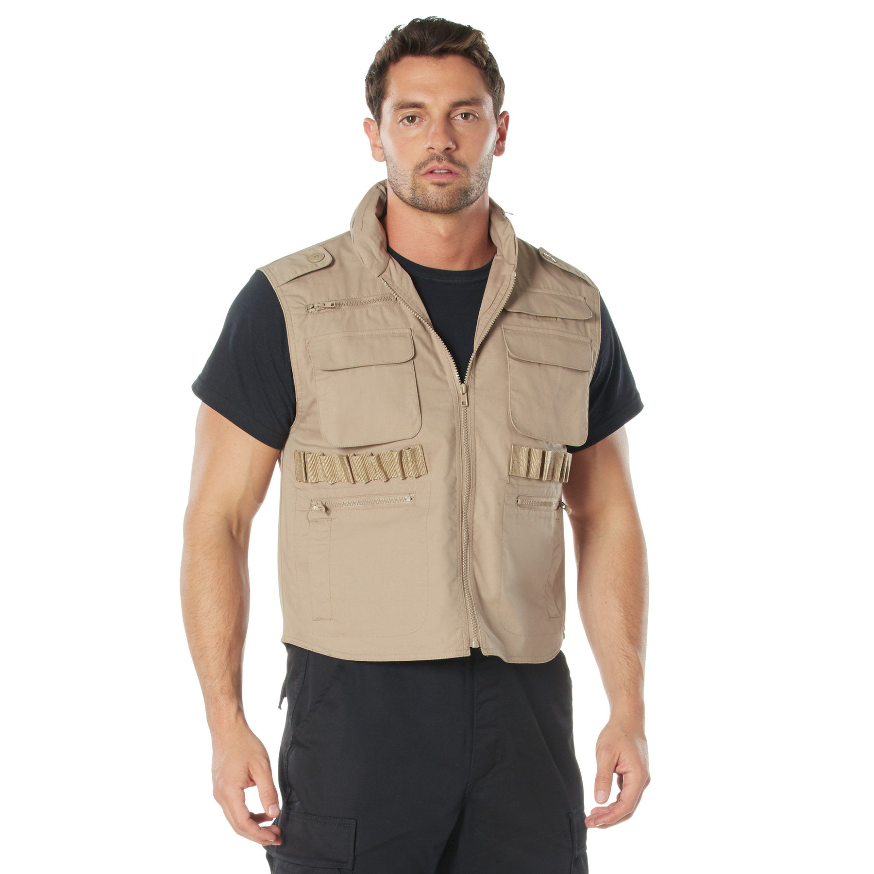 Rothco Rothco Ranger Vest - Khaki, Medium