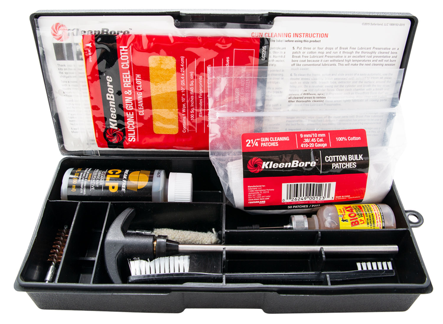 Kleenbore Tactical Cleaning Kit, Handgun 38/357/9mm - PS50 - Kleenbore