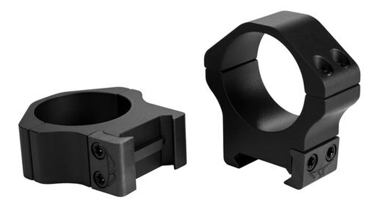 Warne 1" Horizontal High Profile Matte Scope Rings - 502M