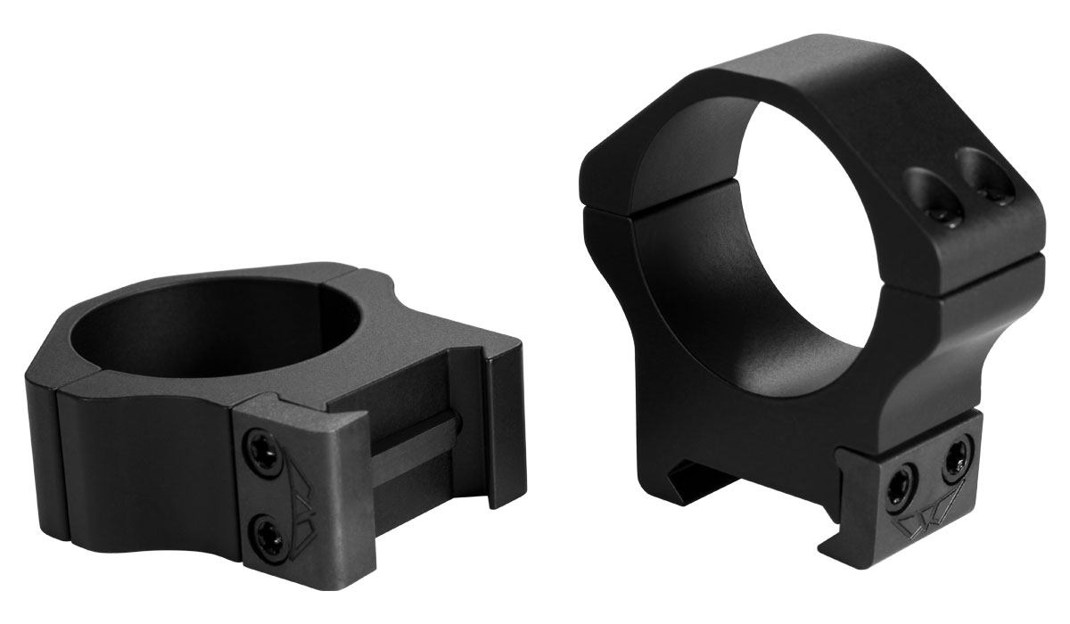 Warne 30mm Horizontal High Profile Matte Scope Rings - 515M
