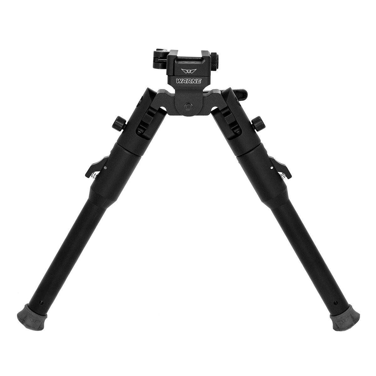 Skyline Lite Quick Detach Picatinny Interface Bi-Pod 6.50" - 11.15", Black - Convenient and Adjustable Support - 7911M - Warne