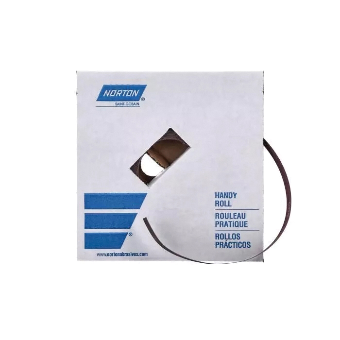 Norton EZ Flex Metalite K225/K227 50 yd x 1" 600 Grit Ultra Fine Cloth Roll, Brown
