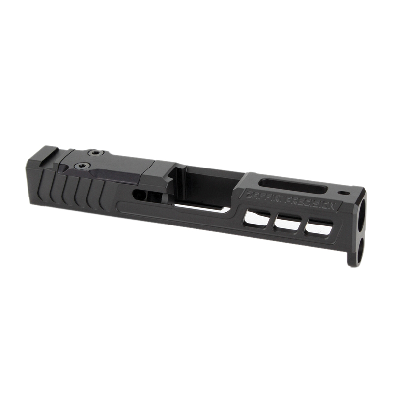 Zaffiri Precision ZPS.3 Optic Ready Stripped Slide Fits Glock G43/G43X, Armor Black - Ready Fits Custom Optics - ZPS.3.43.BLK - Zaffiri Precision