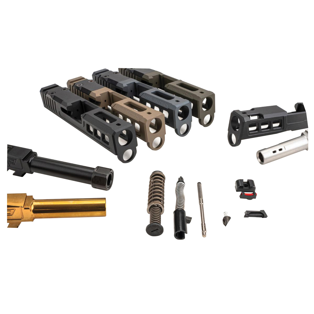 Zaffiri Precision ZPS.2 Complete Upper Fits Glock G43/G43X, Armor Black - Superior Performance - ZPS.2.43.BLK.CU - Zaffiri Precision