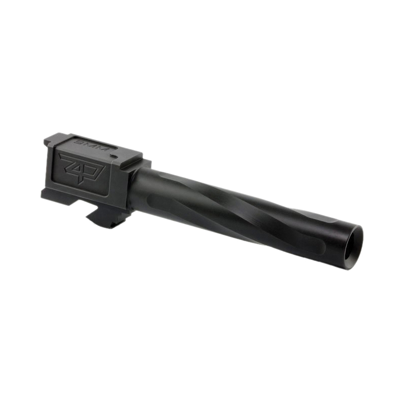 Zaffiri Precision Barrel 9mm 4.49" Fits Glock Gen 1-4 G17, Black - High-Performance - ZP.17BBN - Zaffiri Precision