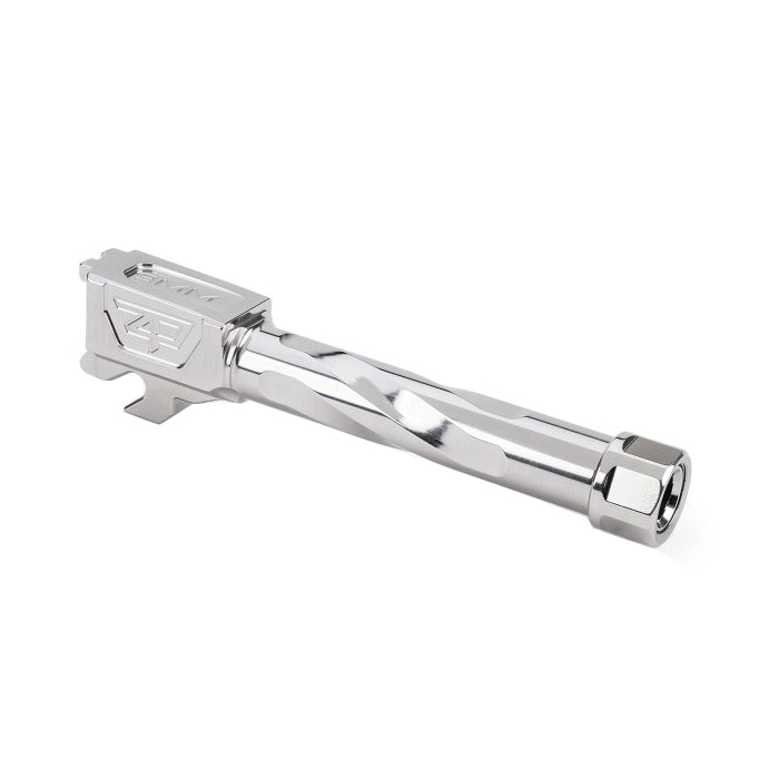 Zaffiri Precision Barrel 9mm 4.65" Fits Sig Sauer P320C, Silver - High-Quality Accuracy - ZP.320BTSS - Zaffiri Precision