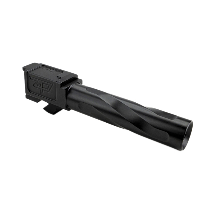 Zaffiri Precision Barrel .40 S&W 3.90" Fits Glock Gen 1-3 G23, Black - High-Performance - ZP.23BBN - Zaffiri Precision