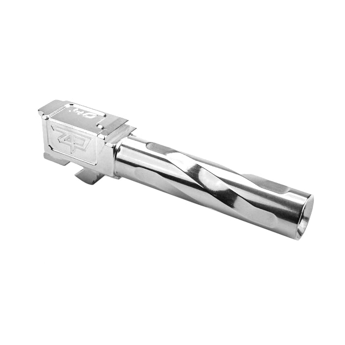 Zaffiri Precision Barrel .40 S&W 3.90" Fits Glock Gen 1-3 G23, Silver - Precision and Quality - ZP.23BSS - Zaffiri Precision