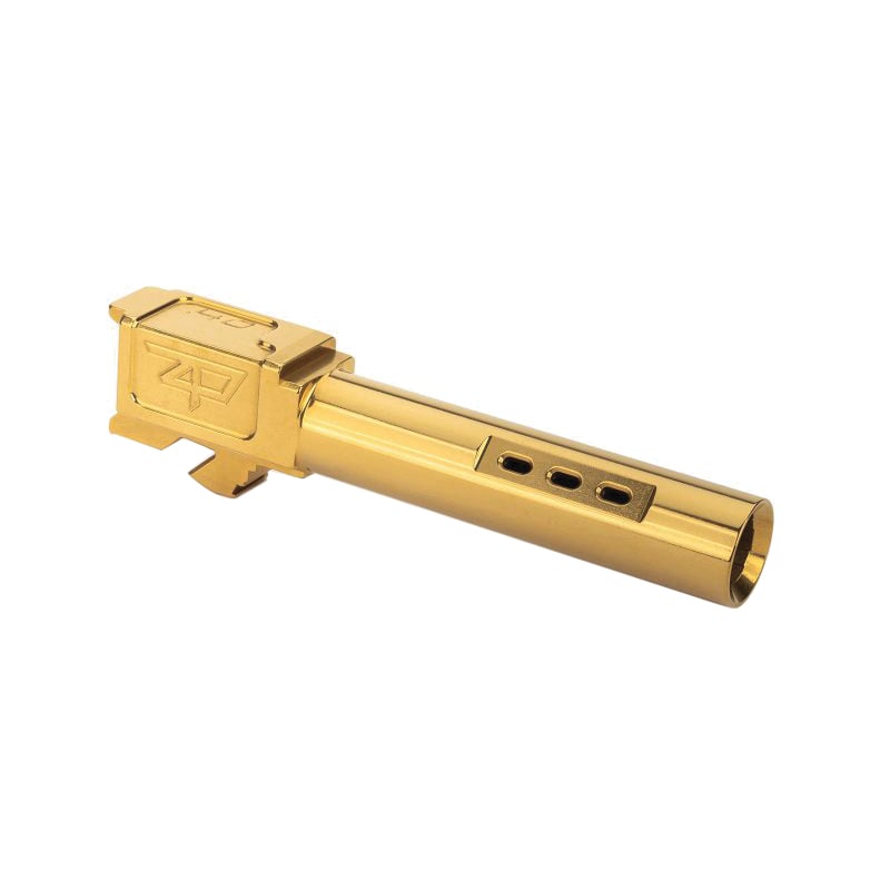 Zaffiri Precision Barrel .40 S&W 3.90" Fits Glock Gen 1-3 G23, Gold - Premium Quality - ZP.23BPG - Zaffiri Precision