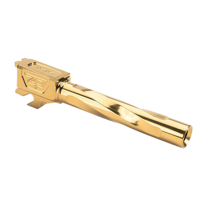 Zaffiri Precision Barrel 9mm 4.70" Fits Sig Sauer P320C Full-Size, Gold - High-Quality - ZP.320FBG - Zaffiri Precision