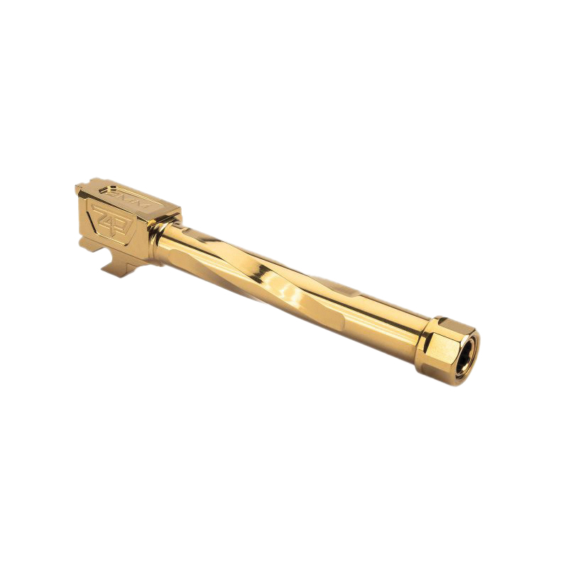 Zaffiri Precision Barrel 9mm 4.70" Fits Sig Sauer P320C Full-Size, Gold - Durable and Accurate - ZP.320FBTG - Zaffiri Precision
