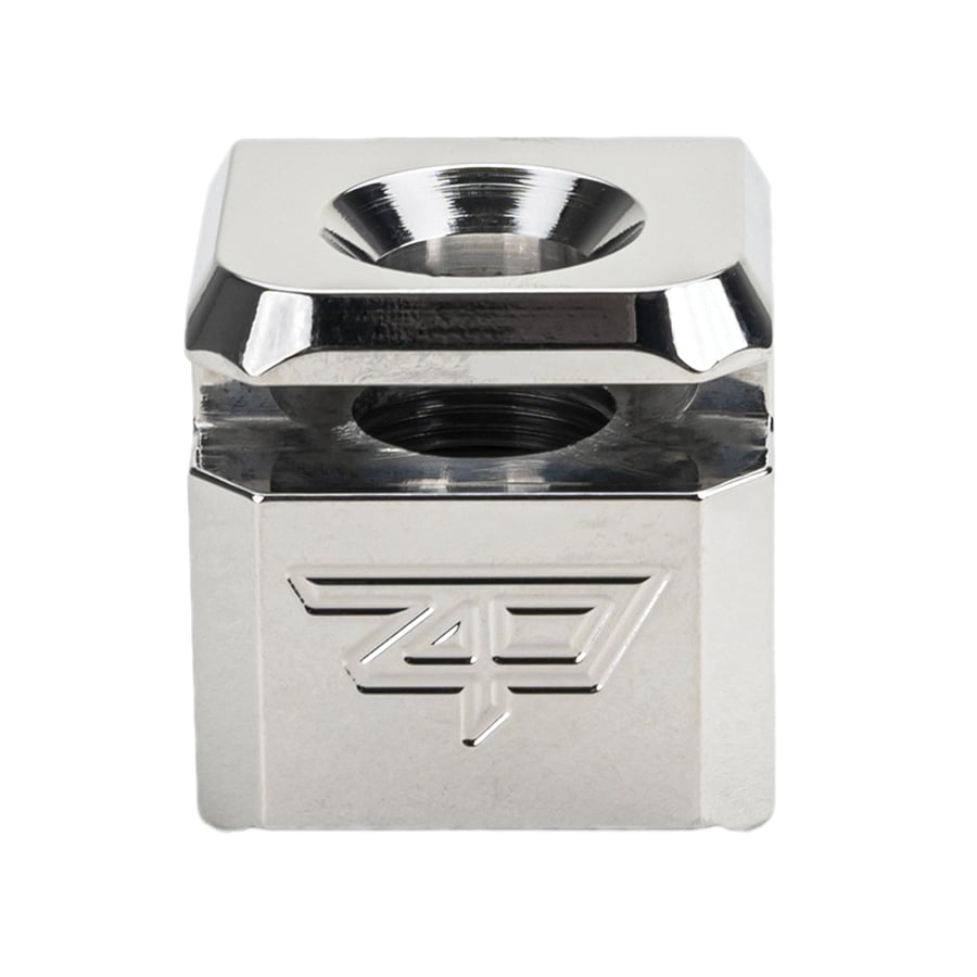 Zaffiri Precision Blowhole Compensator Fits Glock G17/G19/G34, Silver - High-Performance Compensator - ZP.COMP.SS - Zaffiri Precision