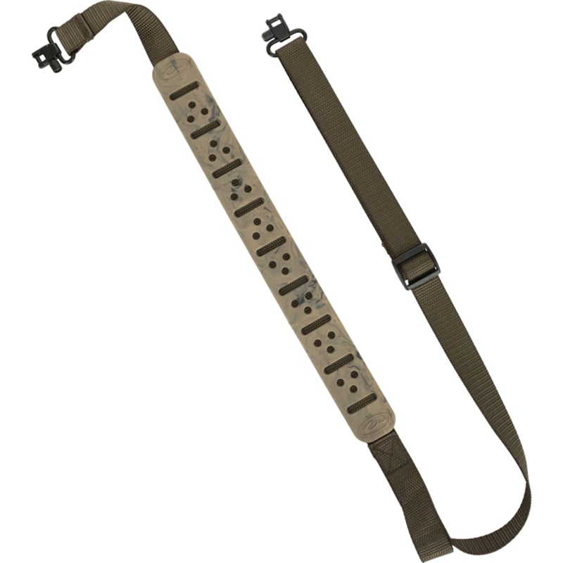 Drake Waterfowl Gunslinger Sling, Olive - Ideal for Comfortable and Secure Carry During Waterfowl Hunting - DW3700OSW - Drake