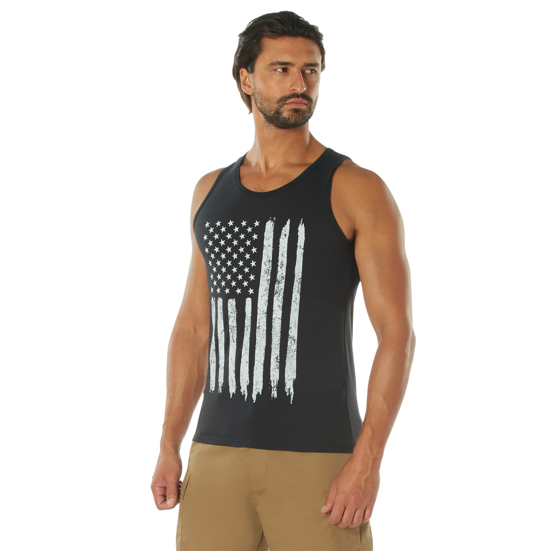 Rothco Rothco Distressed U.S. Flag Tank Top - X-Large