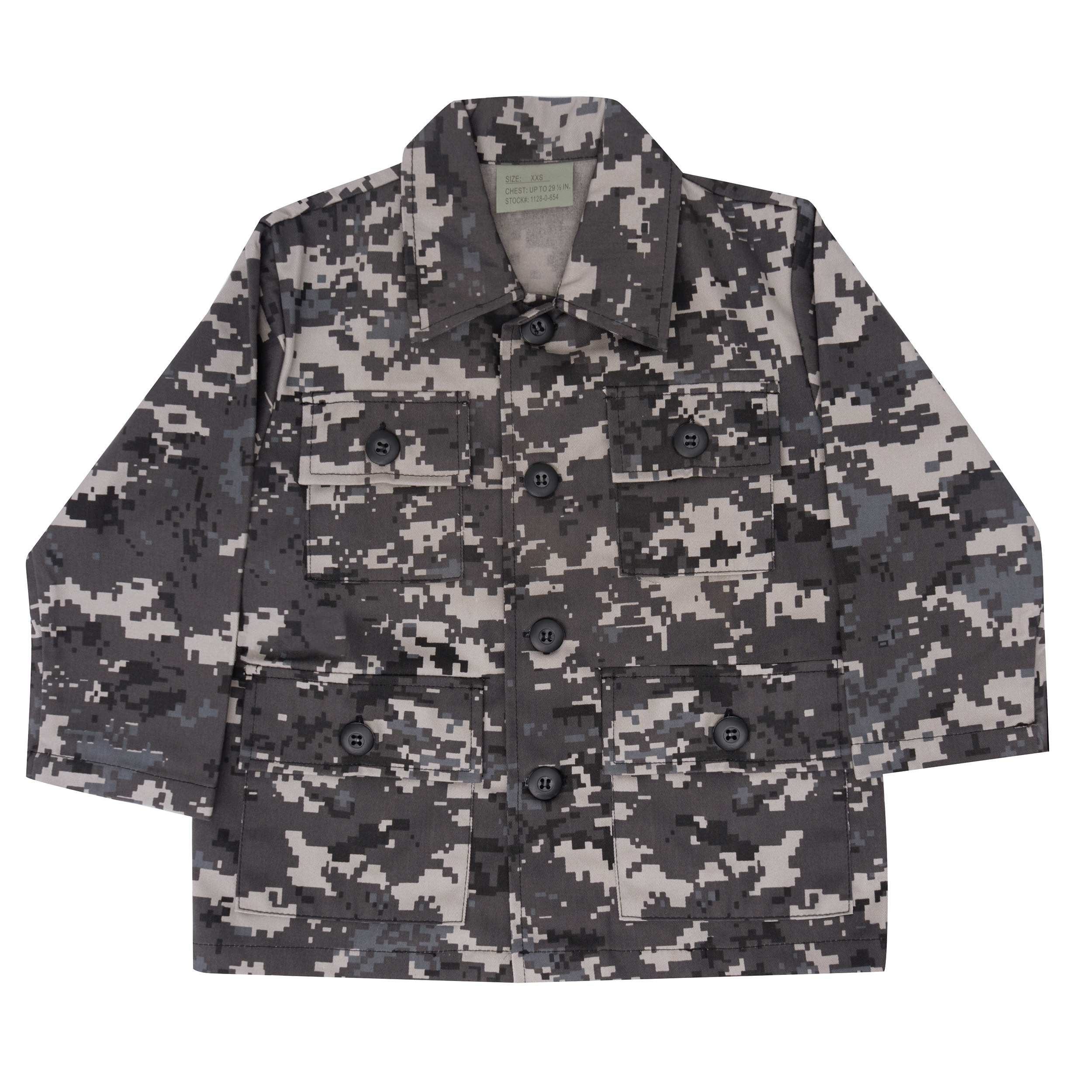 Rothco Rothco Kids Camo Bdu Shirt - Subdued Urban Digital Camo, X-Small