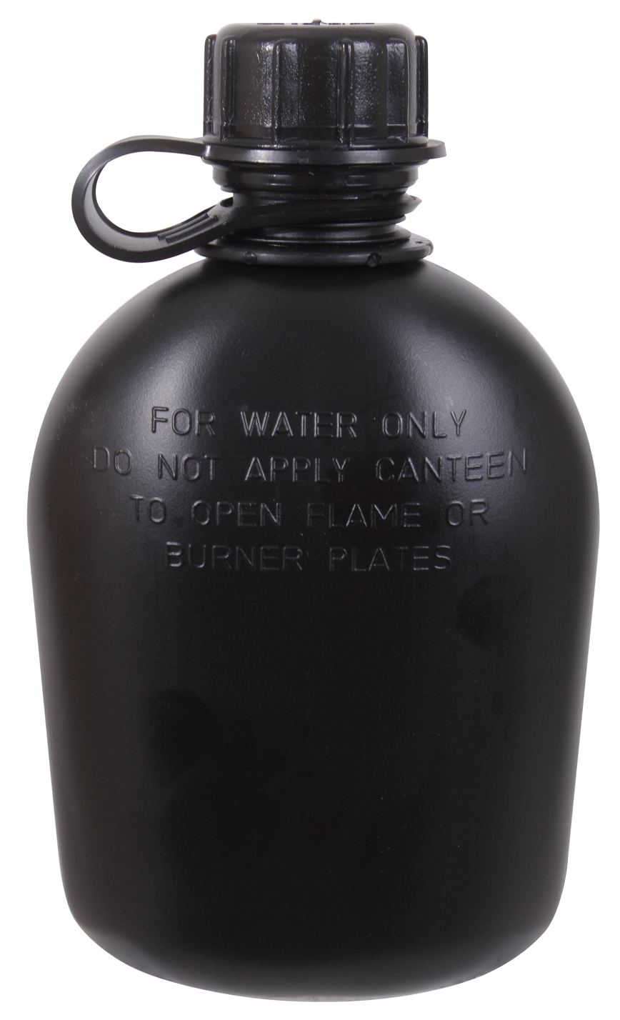 Rothco 3 Piece G.I. Plastic Canteen With Clip - Rothco