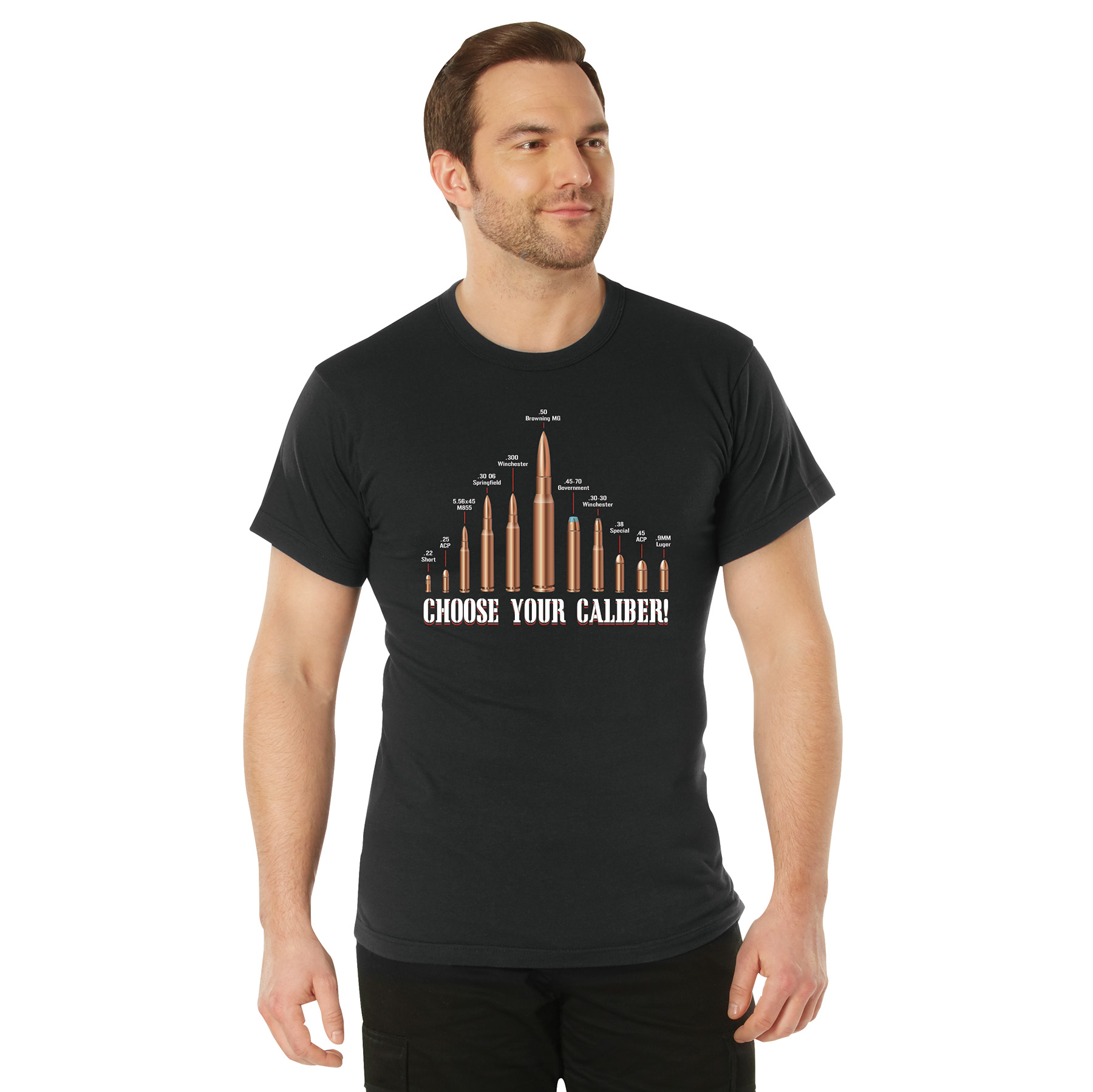 Rothco Rothco Vintage Choose Your Caliber T-Shirt - Medium