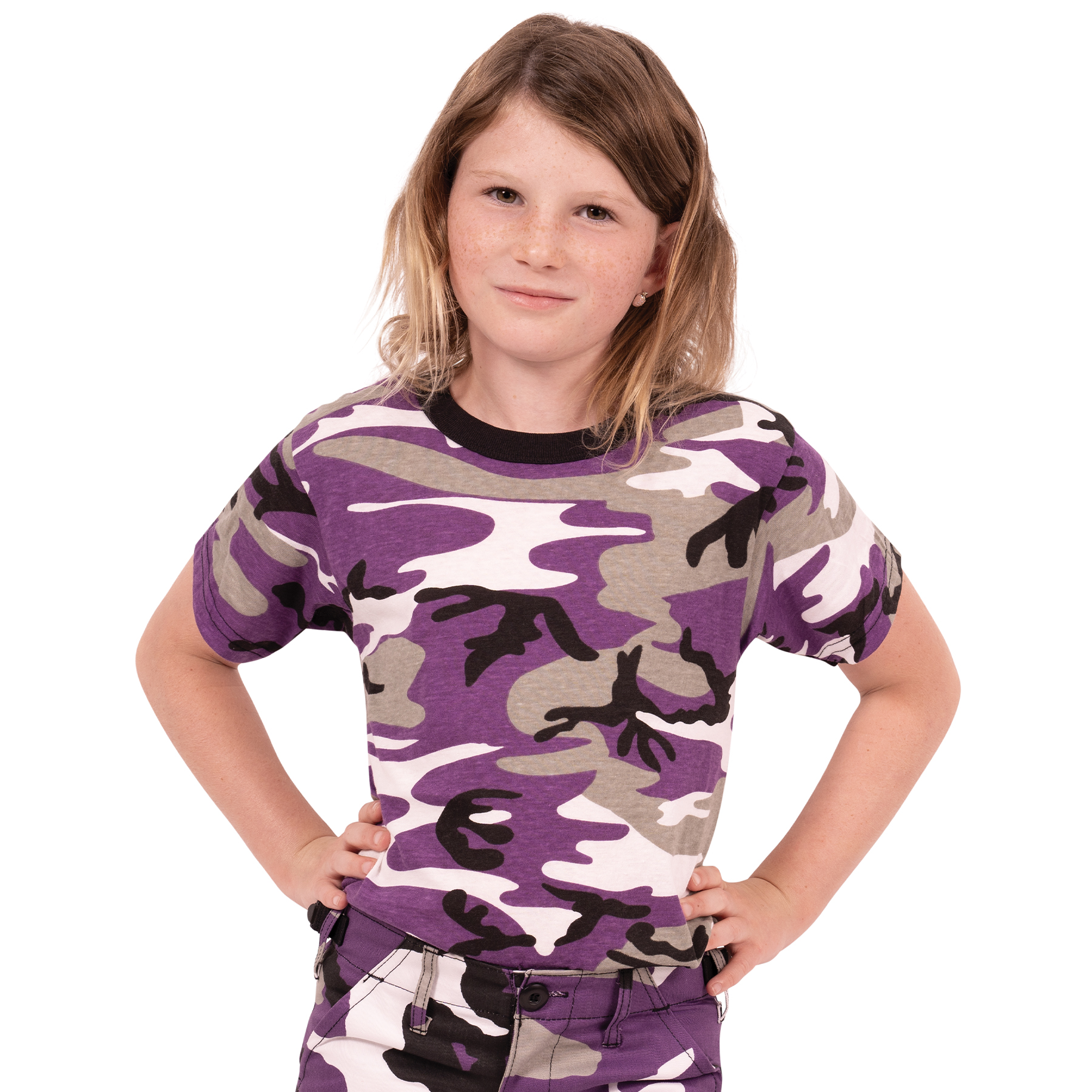 Rothco Rothco Kids Camo T-Shirt - Ultra Violet Camo, Small