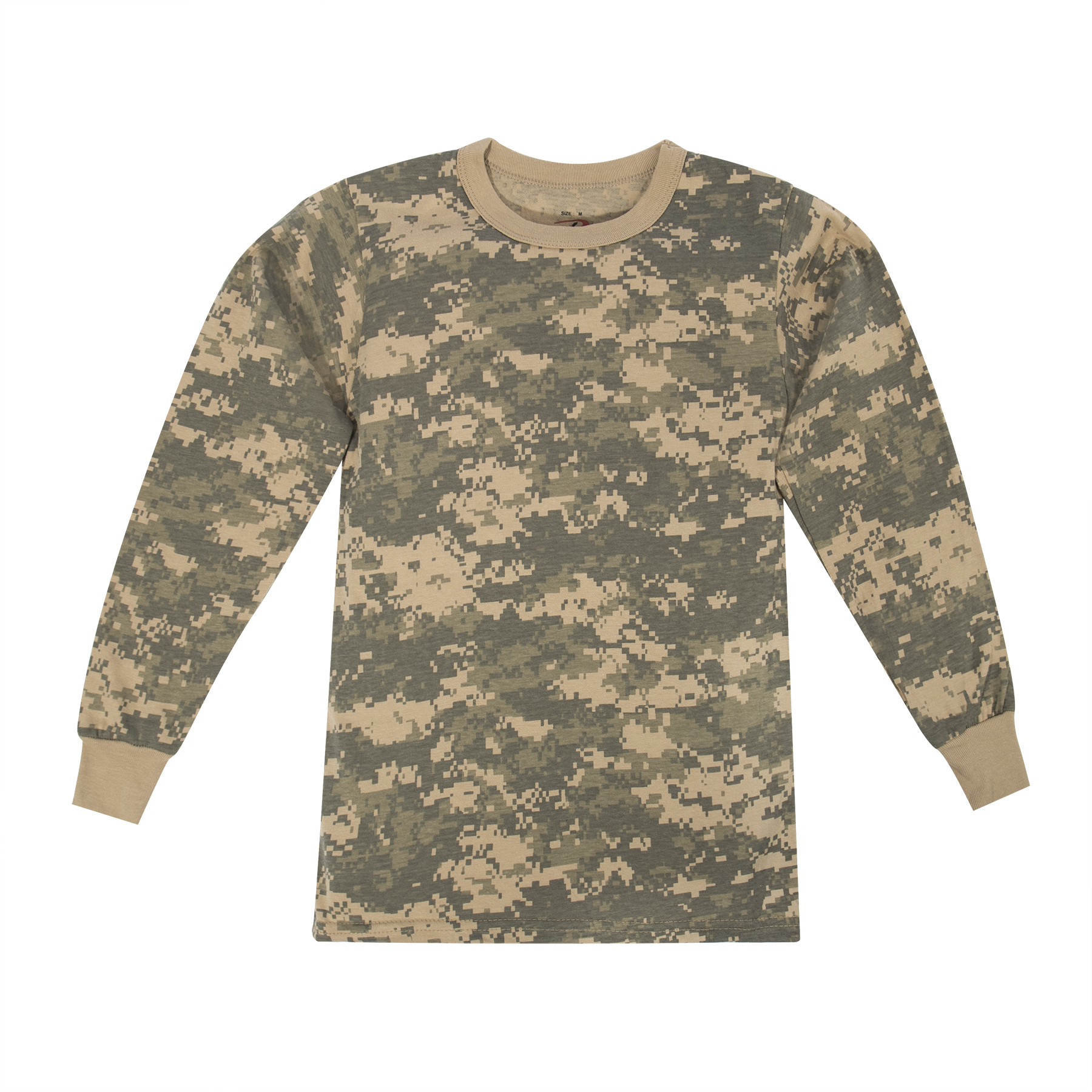 Rothco Rothco Kids Long Sleeve Camo T-Shirt - Acu Digital Camo, Medium
