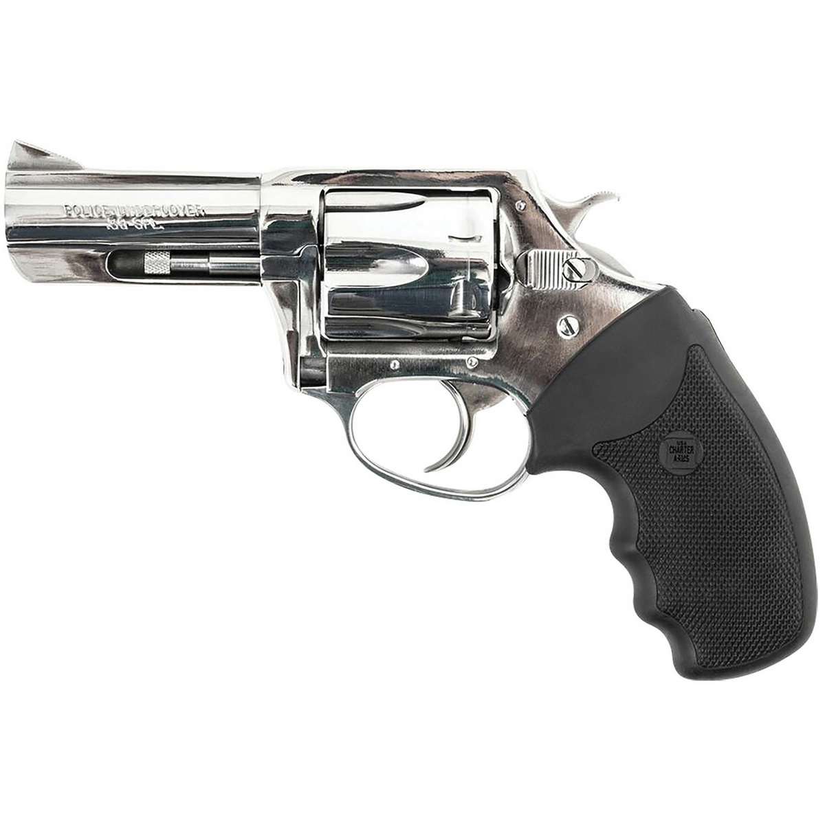 Charter Arms Undercover Police .38 Special Revolver 3" 6rds, Stainless Steel - 73839 - Charter Arms
