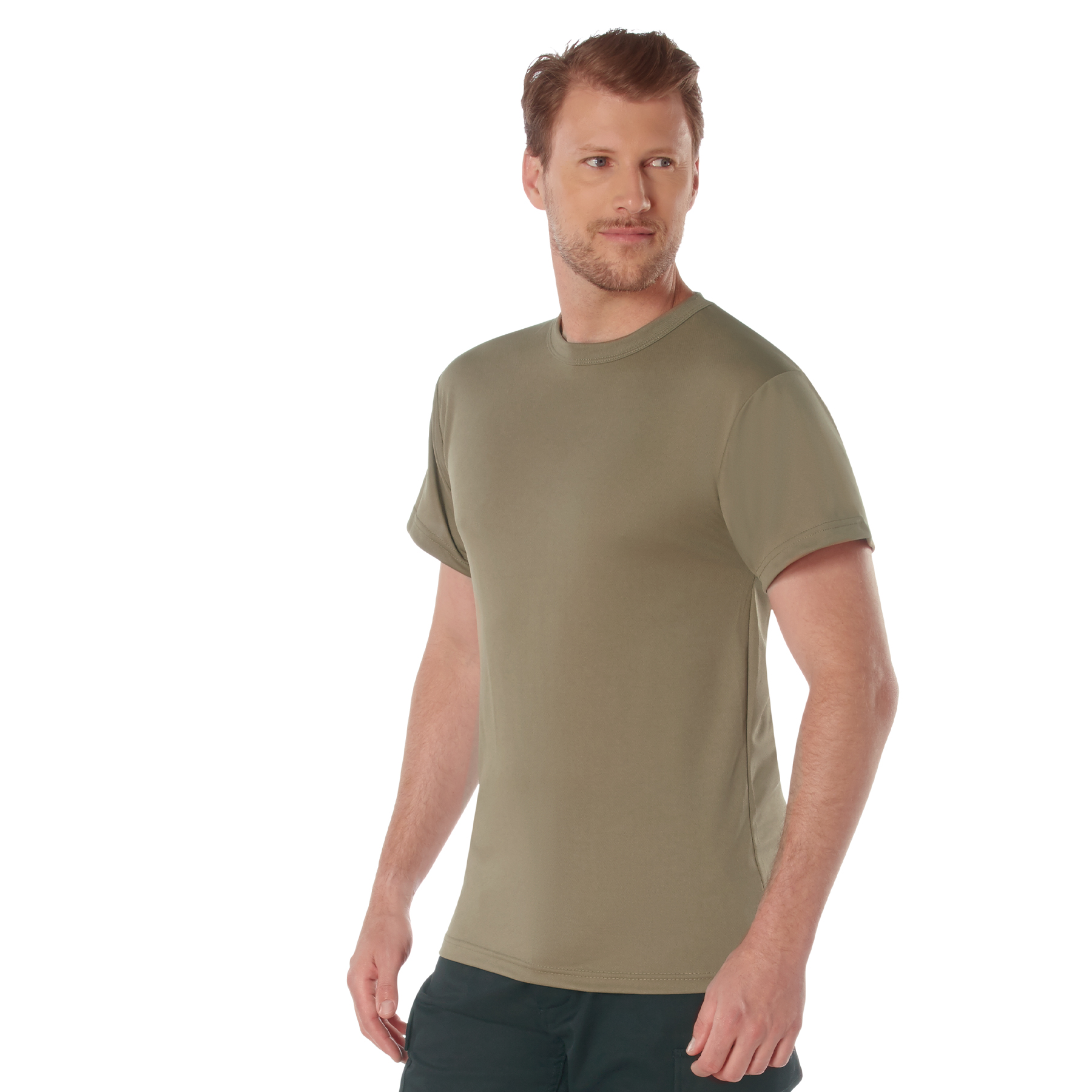 Rothco Rothco Quick Dry Moisture Wicking T-Shirt - Ar 670-1 Coyote Brown, Medium