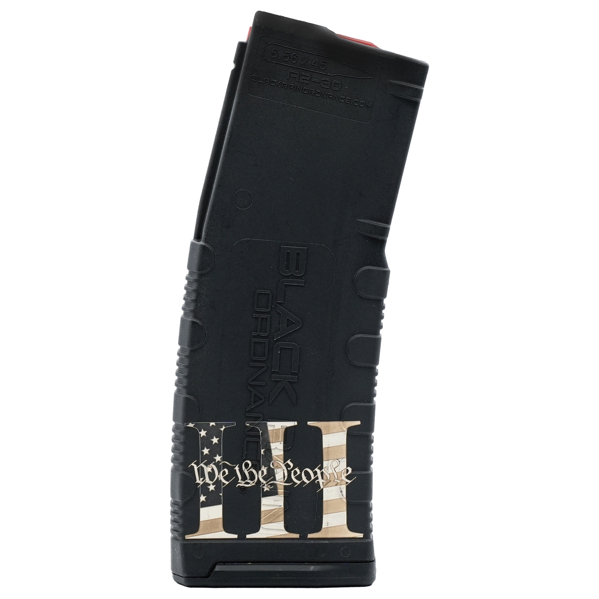 Black Rain Ordnance 30rds 5.56x45mm/.223 Remington Black Magazine - High-Capacity - BRO-MAG30-3PERCENT - Black Rain Ordnance